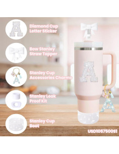 Juego de Accesorios MOTEERLLU para Taza Stanley 6 Piezas 2