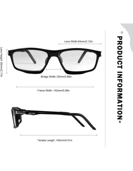 Gafas fotocromáticas PEEPAI anti-luz azul 54mm unisex