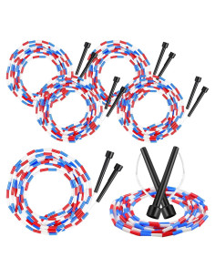 Cuerdas de Saltar Doble Dutch Zubebe 4.8m Coloridas para Niños y Adultos
