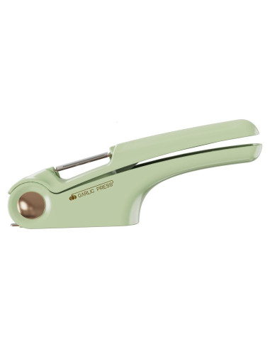 Prensa de Ajo 4 en 1 EAZHOP Verde - Trituradora y Peladora