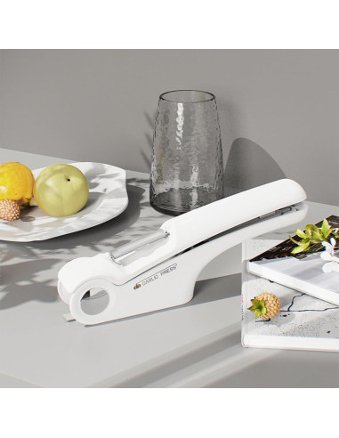 Prensa de Ajo 4 en 1 EAZHOP Verde - Trituradora y Peladora