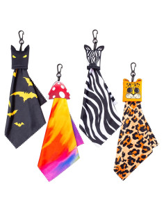 Paño de limpieza de gafas Seabbo 4PCS microfibra azul