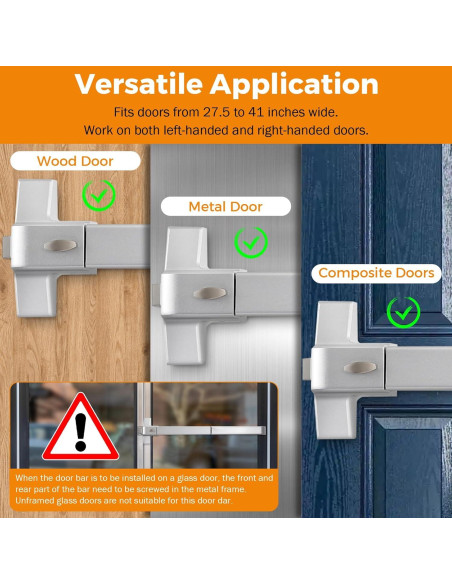 Dispositivo de Salida de Emergencia BEAMNOVA 70 cm con Cerradura