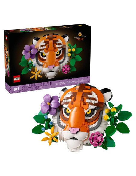 LEGO Art Tigre 31217 - Set de Construcción para Adultos 18+