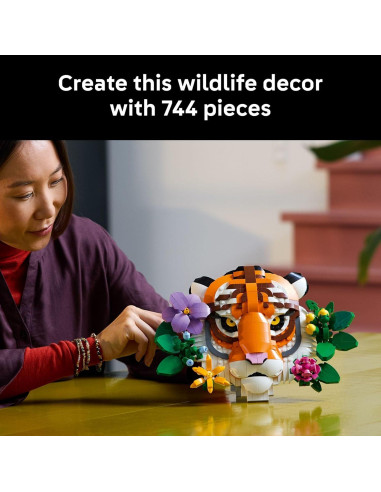 LEGO Art Tigre 31217 - Set de Construcción para Adultos 18+