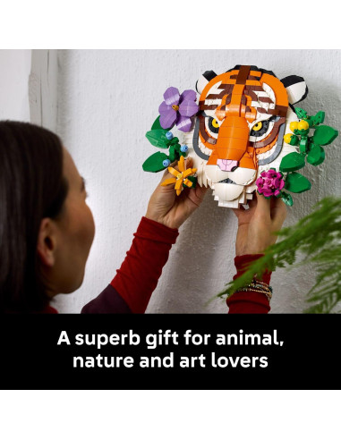 LEGO Art Tigre 31217 - Set de Construcción para Adultos 18+