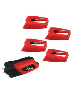 Aguja de Repuesto Universal Ywhomal para Tocadiscos LP - 5 Piezas