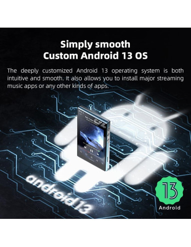 Reproductor MP3 JadeAudio JM21 Hi-Res 160GB Android 13