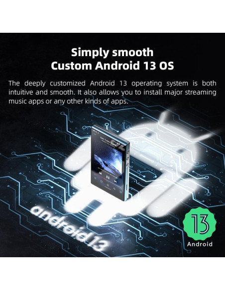 Reproductor MP3 JadeAudio JM21 Hi-Res 160GB Android 13