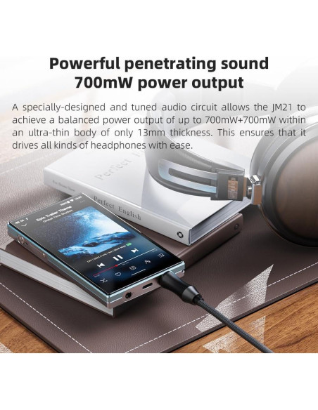 Reproductor MP3 JadeAudio JM21 Hi-Res 160GB Android 13