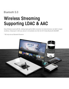 Shanling H2 DAC Amplificador de Auriculares Portátil Plata 2