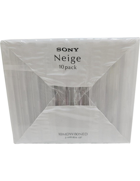 Minidisco Sony 80 Minutos Neige - Paquete de 10 Discos
