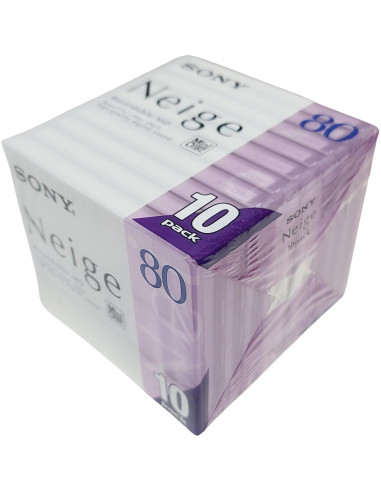 Minidisco Sony 80 Minutos Neige - Paquete de 10 Discos