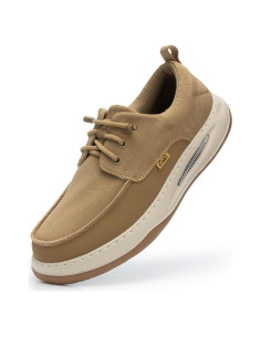 Zapatillas Casual Slip On CELE para Hombre 12 Ancho Beige