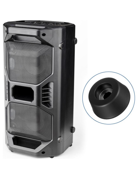 8 Almohadillas de Aislamiento de Goma QfwdfcTrenz para Audio