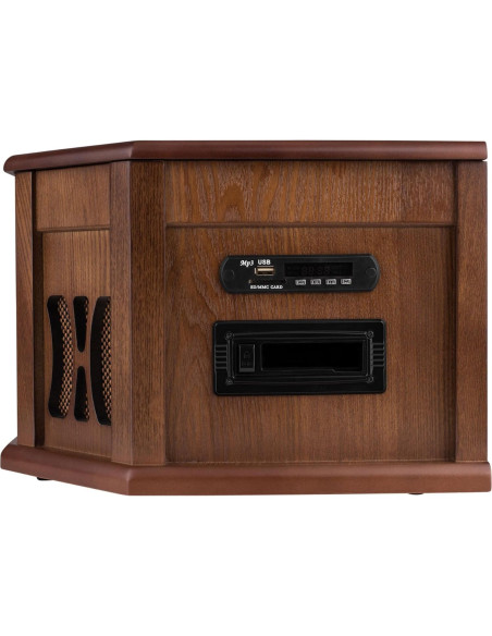 Sistema de Tocadiscos Boytone BT-25MB Madera Natural 8-en-1