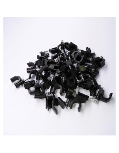Paquete de 100 Clips de Cable con Clavos Zongwo 8mm para Organizar 2