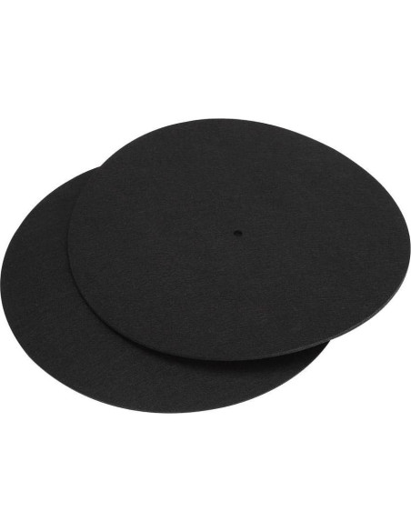 2 Mats de Fieltro para Tocadiscos Zopsc 30 cm Antideslizantes