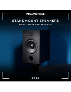 Altavoces de Estantería Cambridge Audio SX-60 - 100W - Negro Mate 2