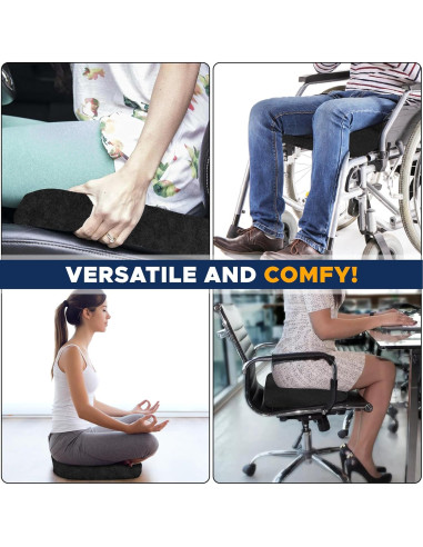 Cojín de Asiento Ortopédico EcoNour ENGEOC de Espuma de Memoria