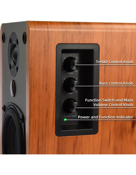 Altavoces Activos Bluetooth Madera Cantante BT25 80W