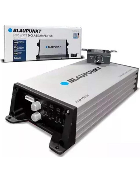 Amplificador de coche Blaupunkt AMP1901D 2000W Clase D 1 canal