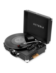 Tocadiscos portátil Victrola Journey+ Cassette 3 velocidades Bluetooth