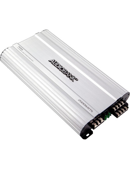 Amplificador Estéreo de Coche Audiobank P2004 2000W 4 Canales