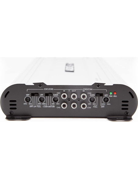 Amplificador Estéreo de Coche Audiobank P2004 2000W 4 Canales