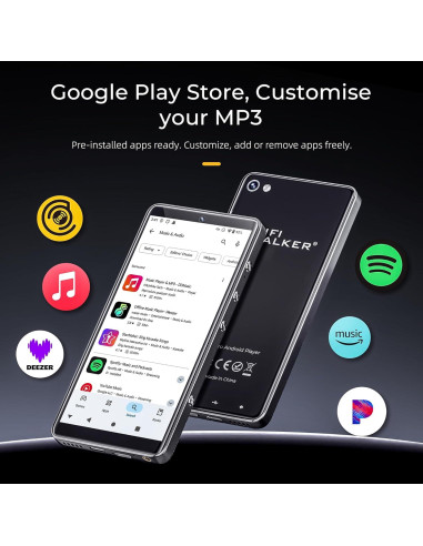 Reproductor MP3 HIFI WALKER G7 Pro 32GB Android 13 Bluetooth
