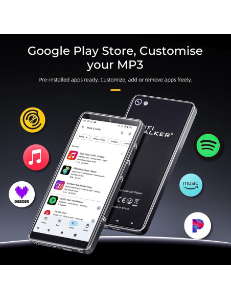 Reproductor MP3 HIFI WALKER G7 Pro 32GB Android 13 Bluetooth