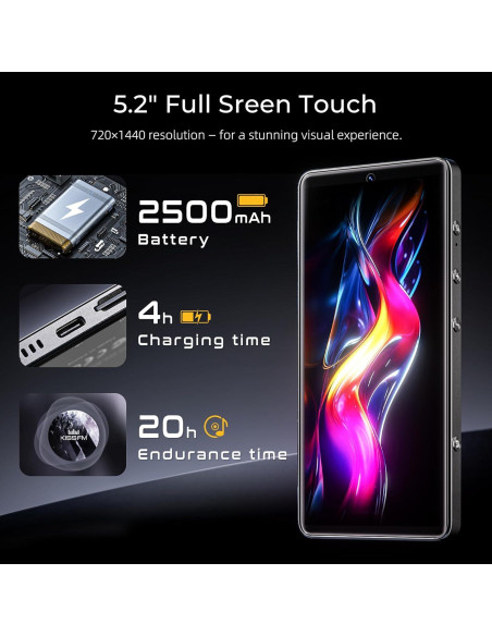 Reproductor MP3 HIFI WALKER G7 Pro 32GB Android 13 Bluetooth