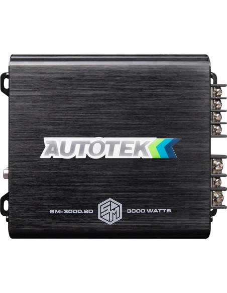 Amplificador de audio Autotek 3000W 2 canales Clase D