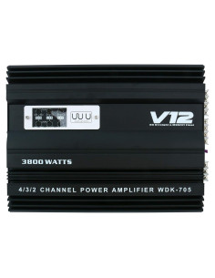 Amplificador Estéreo de 4 Canales YaeCCC V12 705 120W RMS