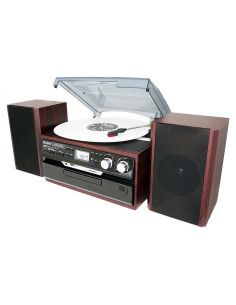 Tocadiscos Bluetooth Boytone BT-24DJM con Altavoces Estéreo