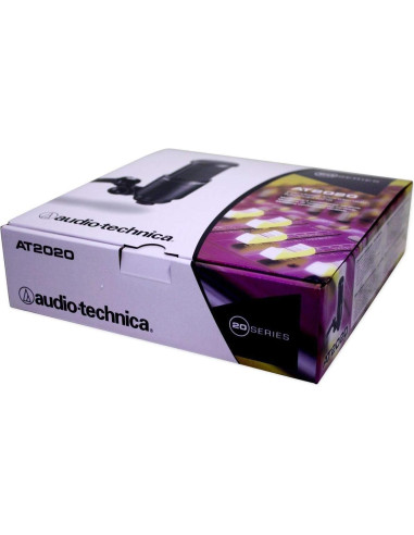 Micrófono de Estudio Audio-Technica AT2020 + Auriculares Rockville PRO-M50