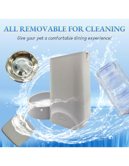 Comedero Gravitacional Hamiledyi 2.8L Acero Inoxidable Gris