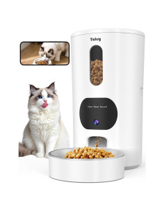 Alimentador Automático de Gatos Yakry C2 con Cámara HD 4L