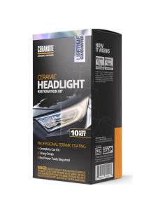 Kit de Restauración de Faros Cerakote - 10 Toallitas
