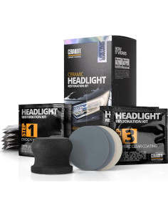 Kit de Restauración de Faros Cerakote - 10 Toallitas 2