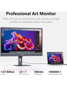 Monitor INNOCN 32" OLED 4K USB-C 90W HDR10 Ajustable 2