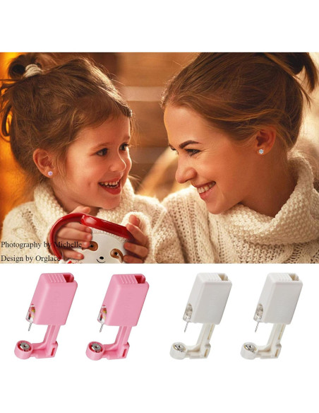 Kit de Perforación de Orejas Desechable Orglace - 4 Unidades