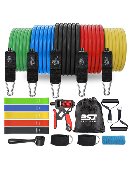 Conjunto de Bandas de Resistencia BSJ BESTGYM 150 LBS