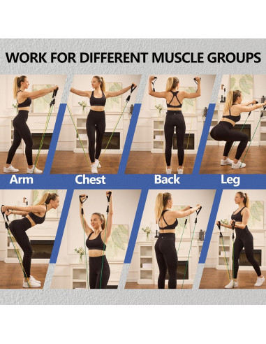 Conjunto de Bandas de Resistencia BSJ BESTGYM 150 LBS