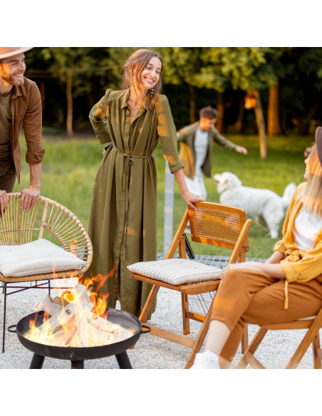 Juego de 6 Troncos Cerámicos para Chimenea FlameDuty 29.5-58.4cm