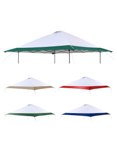 Cubierta de Reemplazo SCOMANAGE para Gazebo Coleman 3.96m Verde
