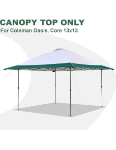 Cubierta de Reemplazo SCOMANAGE para Gazebo Coleman 3.96m Verde 2