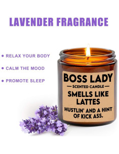 Vela Aromática Jefa 8oz - Cera de Soya Natural - 50h 2