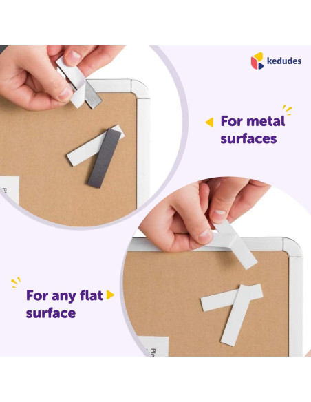 Pizarra Blanca Magnética Kedudes 28x36 cm con 6 Marcadores