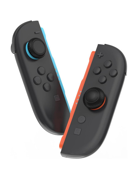 Tapas de Pulgar PlayVital para Joycon 2 - 8 Pack, Negro